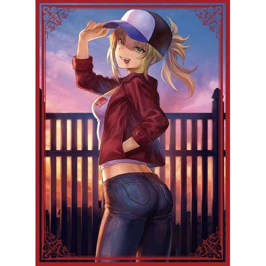 游戏王动漫妹套 FATE FGO 莫德雷德 C96 会场限定 卡套 牌套 AF2