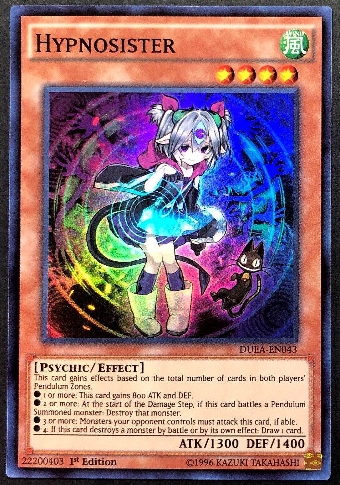 游戏王 美英一刷 duea-en043 sr 催眠妹妹 t9b