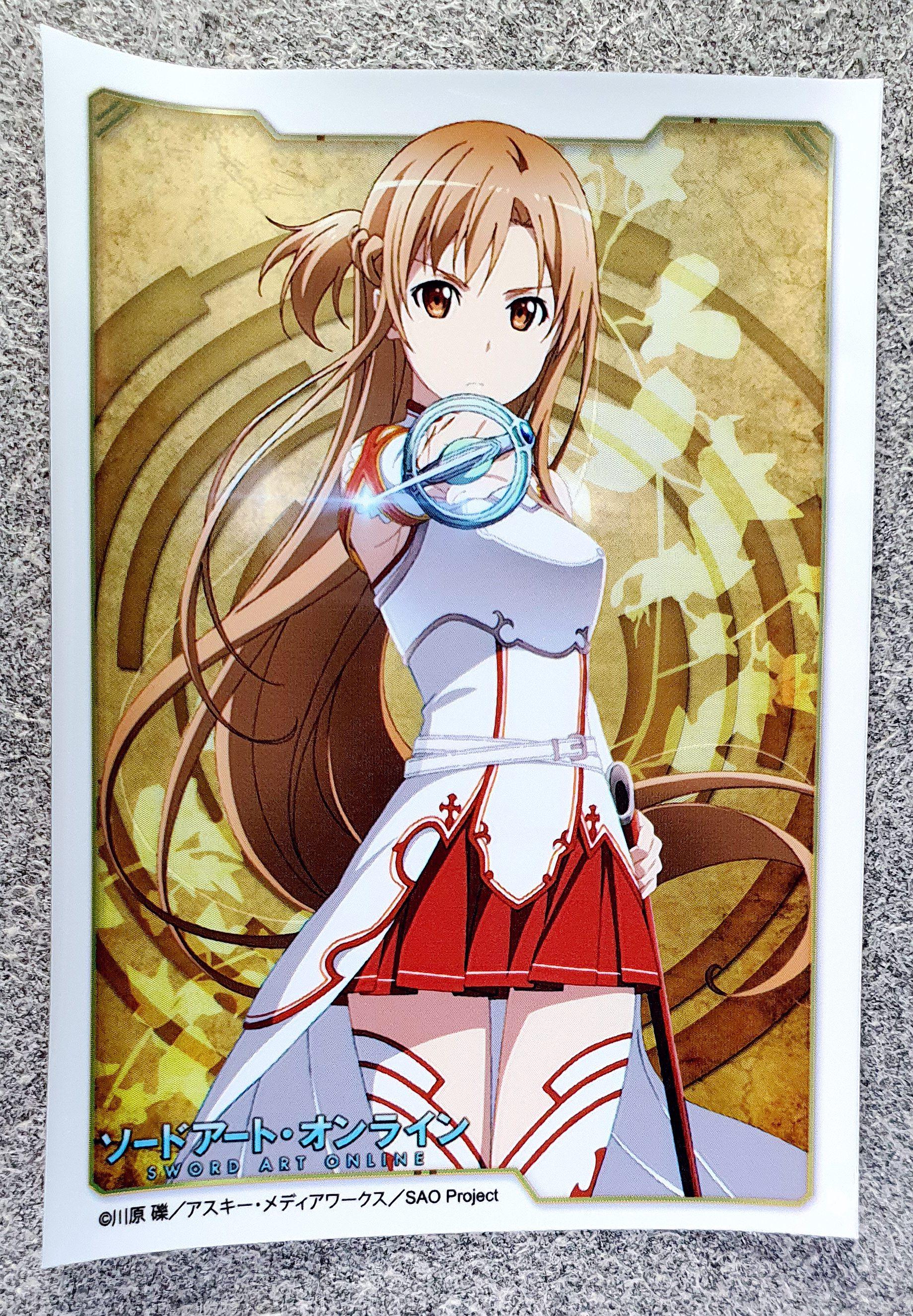 游戏王动漫妹套 刀剑神域 SAO 亚斯娜   卡套 牌套 CW3