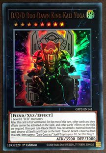 EN142 Q1B 美英一刷 DD3 末法神 GFP2 双晓王 游戏王 DDD