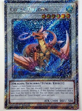 游戏王 美英一刷RA02-EN031 PSCR 瑚之龙