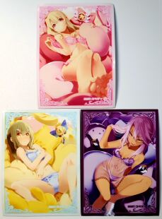 游戏王动漫妹套 魔法少女伊利亚 美游 小黑 会场限定卡套 牌套 JC