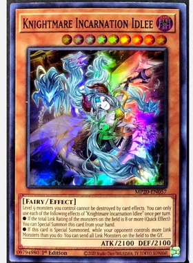 游戏王 美英一刷 MP20-EN057 SR 梦魇曲 转星之伊德丽丝 EB1