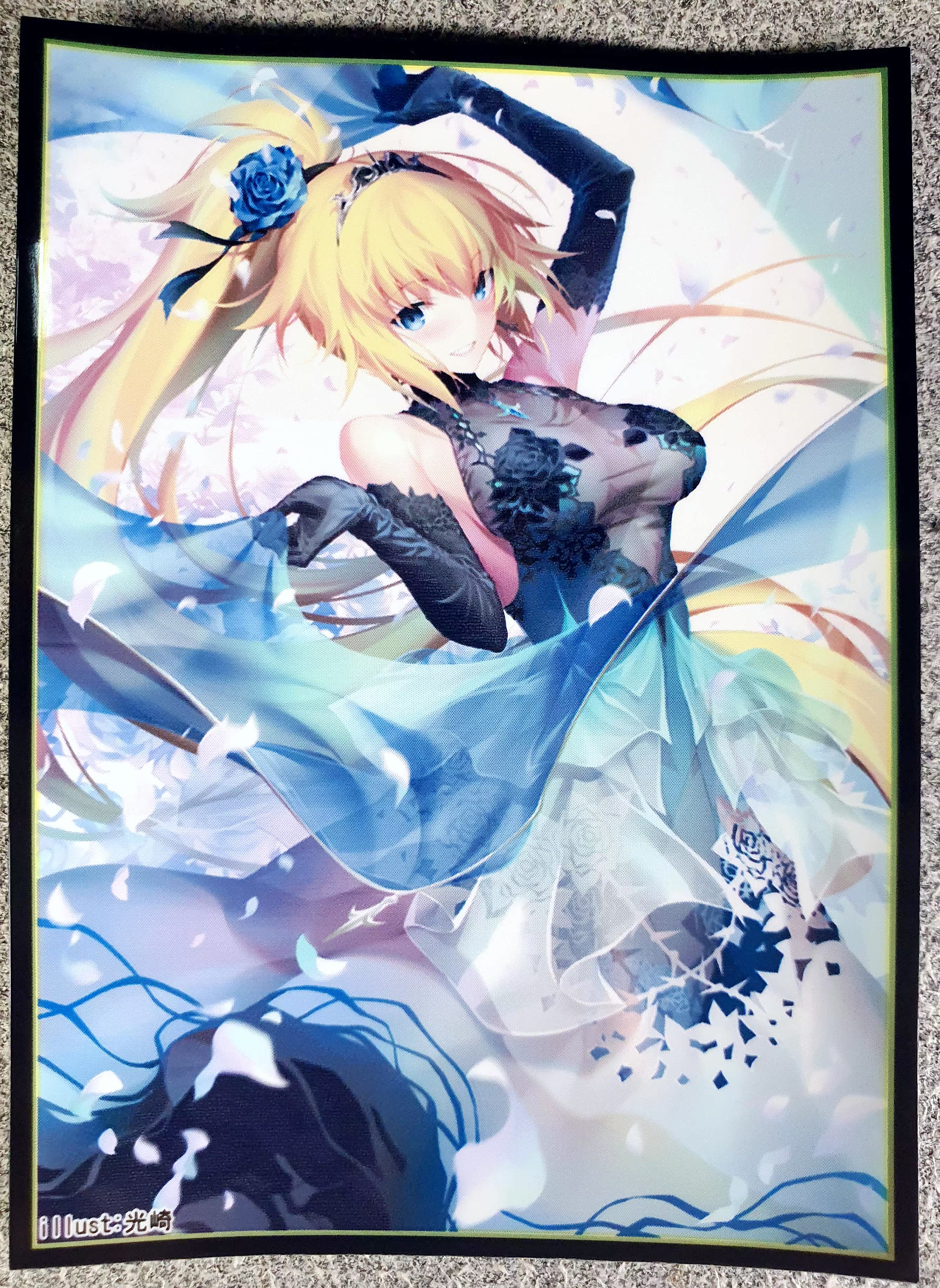 游戏王动漫妹套 FATE FGO 贞德 婚纱 光崎 会场限定 卡套 牌套8W2
