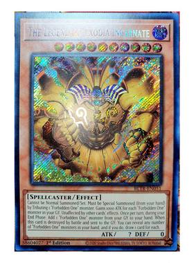 游戏王美英一刷BLTR-EN051 SCR 召唤神 艾克佐迪亚 Incarnate EK2