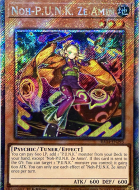游戏王英美一刷Noh-P.U.N.K.Ze Amin能朋克 世阿弥 PSCR世阿泯MPG