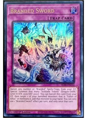 游戏王 美英一刷BLTR-EN112  UR 烙印之剑 JS2