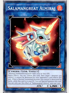 游戏王 美英一刷BLC1-EN096 N 转生炎兽独角兔 7R3