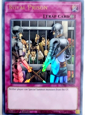 游戏王 美英一刷 GFTP-EN120 UR 王宫的牢狱 L8B