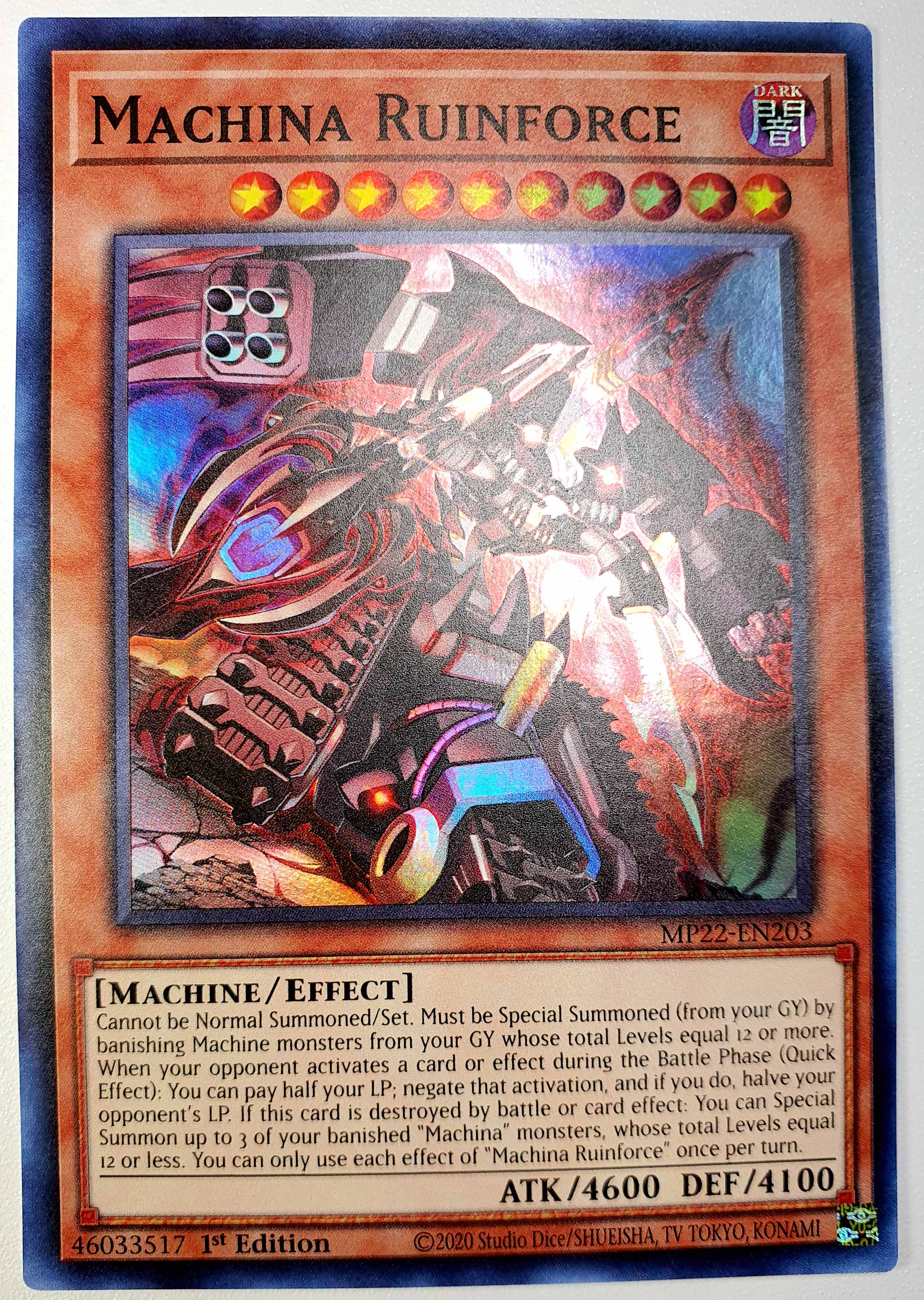 游戏王 美英一刷 MP22-En203  SR 机甲部队·毁灭武装力量 i2a