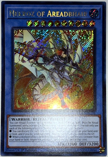 游戏王美英一刷BLMM-EN135 SCR 毒枪龙骑士之影灵衣 日神炎枪MK2