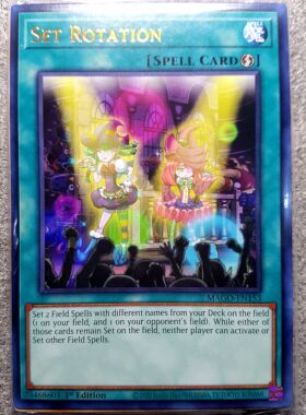 游戏王 美英一刷 MAGO-EN153 金R 舞台旋转 D4B