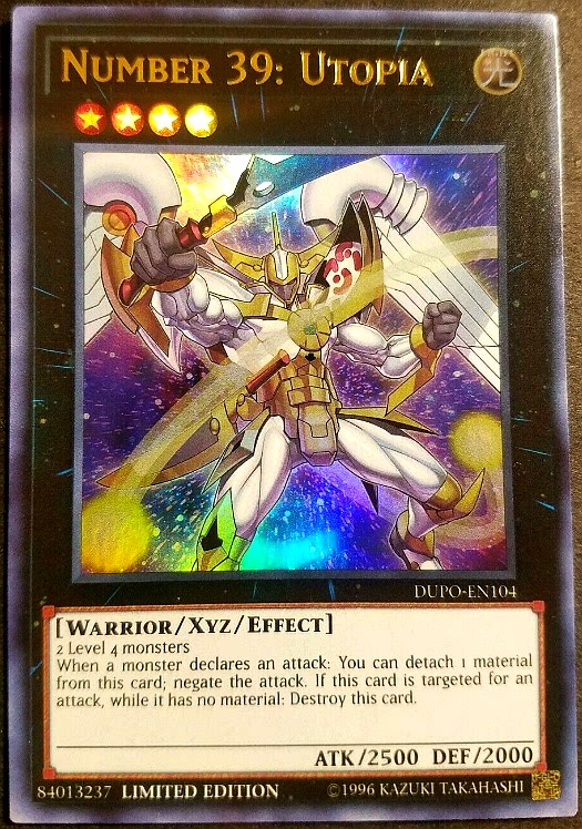 游戏王 美英限刷  dupo-en104 ur no.39希望皇 霍普 p1c