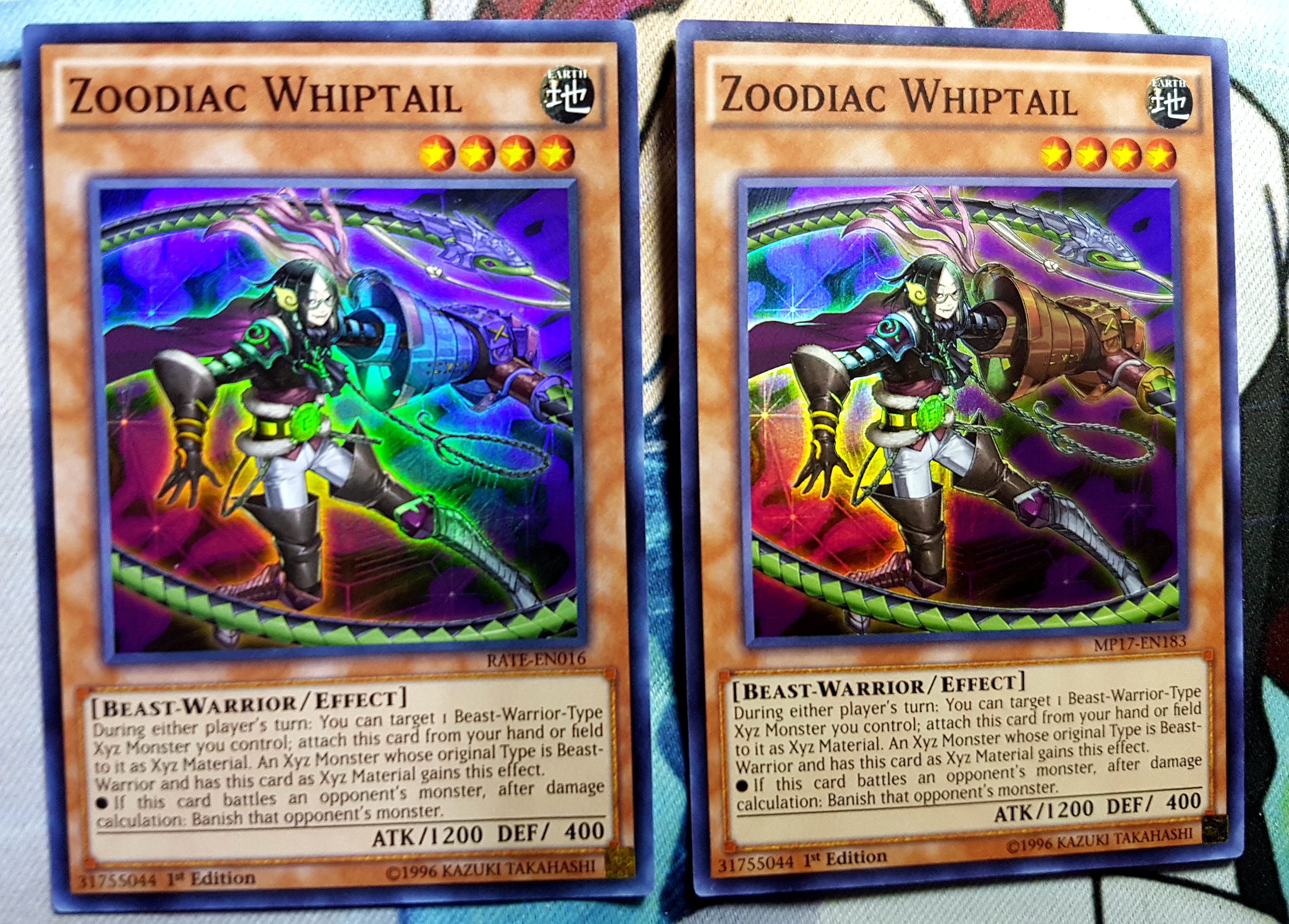 游戏王美英一刷 911  RATE MP17 SR 十二兽 蛇笞 蛇牙 HD1