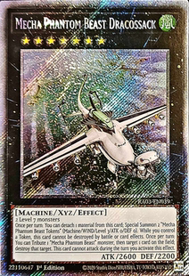 游戏王美英一刷RA03-EN039 pscr 幻兽机 哥萨克龙 ME1