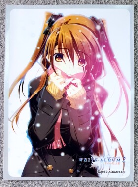 游戏王动漫妹套白色相册2 WHITE ALBUM 2 小木曾雪菜 卡套牌套LD2