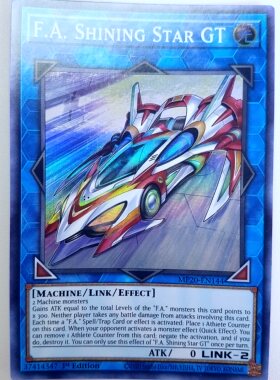 游戏王美英一刷 MP20-EN144 SR 方程式运动员 闪光赛道名星GT B6B