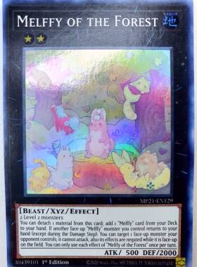 游戏王 美英一刷 MP21-EN129 SR   森之童话动物家族 X5B OQ2