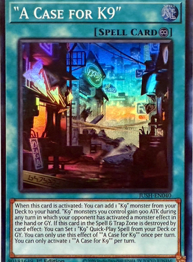 游戏王美英一刷SR A Case for K9 JUSH-EN040 “K9刑侦案件” RT