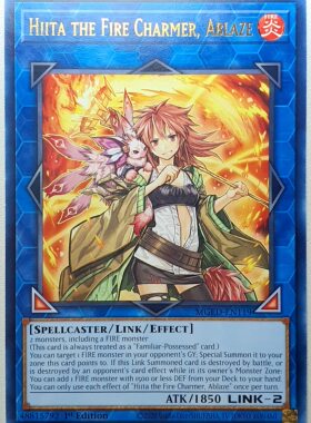 游戏王 美英一刷 MGED-EN119 金字 R 灼热之火灵使 希塔 TGSG