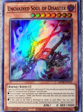 游戏王 美英一刷 MP20-EN154  SR 破械神的祸灵 LS1 N5AB