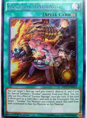 游戏王 美英一刷 mp17-en212 SCR  十二兽的会局 BA1