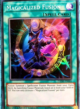 游戏王 美英限刷  DANE-ENSE4 SR 圆融魔术 T3B