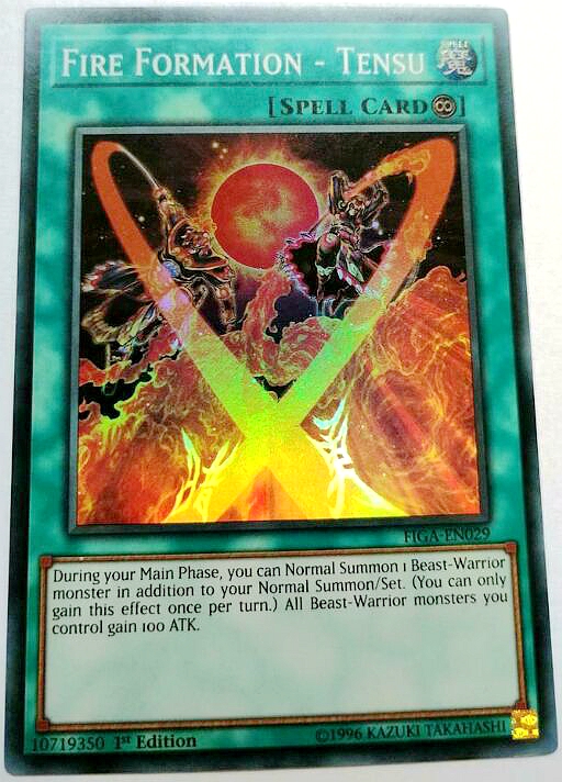 游戏王 美英一刷 FIGA-EN029 SR 炎舞-「天枢」 B2B 炎星