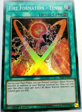 游戏王 美英一刷 FIGA-EN029 SR 炎舞-「天枢」 B2B 炎星