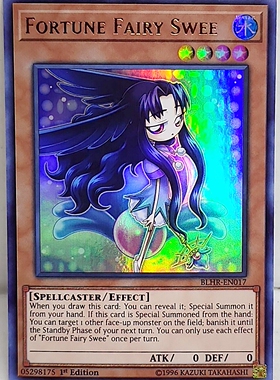 游戏王 美英一刷 BLHR-EN017 UR 站卜魔女 小水 T9B
