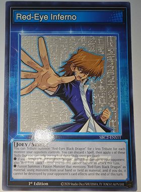 游戏王美英一刷SBC2-ENS11 N 城之内 技能卡 衍生物 Token  RP