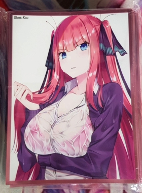 游戏王动漫妹套 五等分花嫁  中野二乃 C96限定 卡套 牌套 BA1