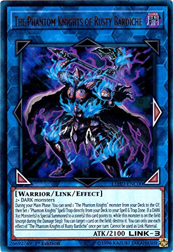 游戏王 美英一刷LEHD UR 幻影骑士团 锈蚀月刃斧 锈战斧 N3A N4AB