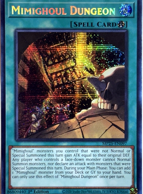 游戏王美英一刷MP25-EN097 迷拟宝箱鬼地下城宝箱食尸鬼地城 jq2