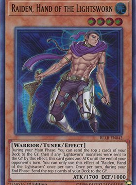 游戏王 美英一刷  BLLR-EN042 UR 光道暗杀者 莱登 6M23