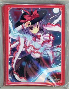 游戏王动漫妹套 東方御札擦符 永江衣玖 限定卡套 牌套 3E2