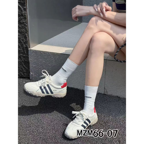 真皮女鞋美之美休闲ins潮
