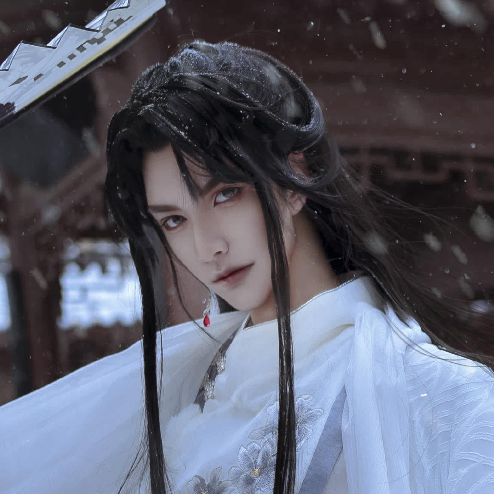 [大又又古风cos汉服造型假发将进酒沈兰舟整头套手勾美人尖尘不到