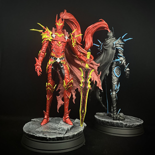 我独自升级耶格利特血色暗影手办游戏动漫摆件现货男生自制模型