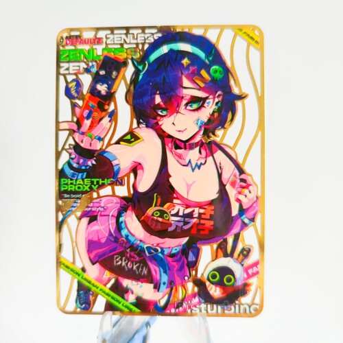 动漫金属卡 镂空金属卡 同人金属书签 绝区零 初音 鸣潮 电锯人