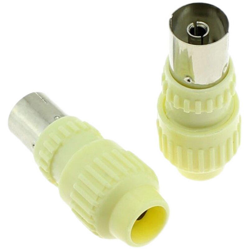 有线电视插头 射频线接头 9.5竹节头 闭路线TV头 RF母头