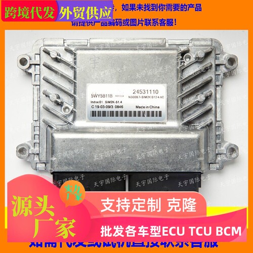 适用五菱发动机电脑ECU Engine Control Unit 5WY5B11B 24531110
