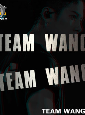 王嘉尔teamwang标志logo应援反光车贴电动摩托车身后窗玻璃装饰贴