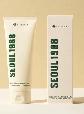 KSECRET SEOUL1988 洁面泡沫洗面奶：松树积雪草1% + 益生菌150ml