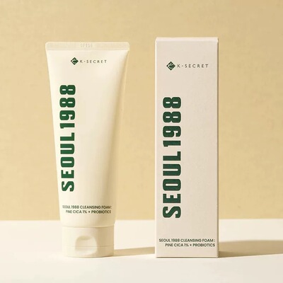 KSECRET SEOUL1988 洁面泡沫洗面奶：松树积雪草1% + 益生菌150ml