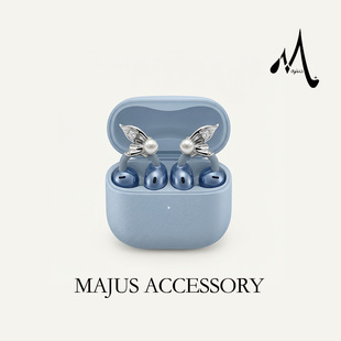 入舱可盖freeclip2耳夹耳机配饰耳饰钻扣耳扣1代莎莎同款鱼尾