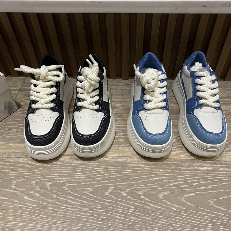 断码清仓捡漏~35码！百搭休闲运动板鞋增高厚底松糕底时尚熊猫鞋,女鞋,休闲板鞋,淘宝优惠券,粉丝福利购,淘宝优惠卷