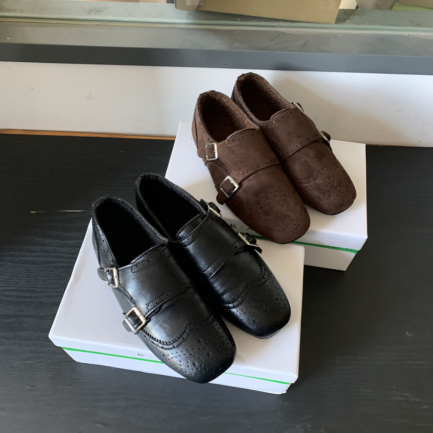 2025年冬季复古皮带扣乐福鞋女平底方头加绒保暖单鞋百搭小皮鞋,女鞋,乐福鞋（豆豆鞋）,淘宝优惠券,粉丝福利购,淘宝优惠卷