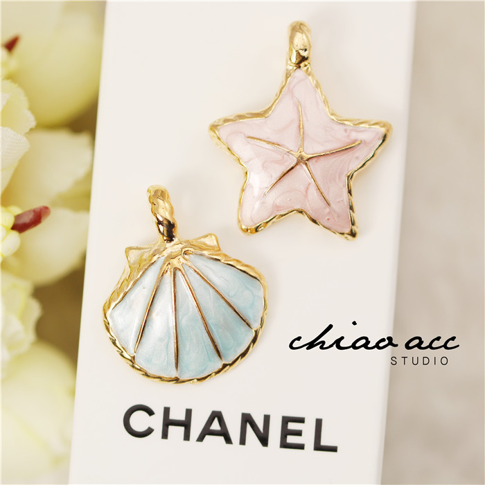 爆款滴油荧光海星挂件发饰