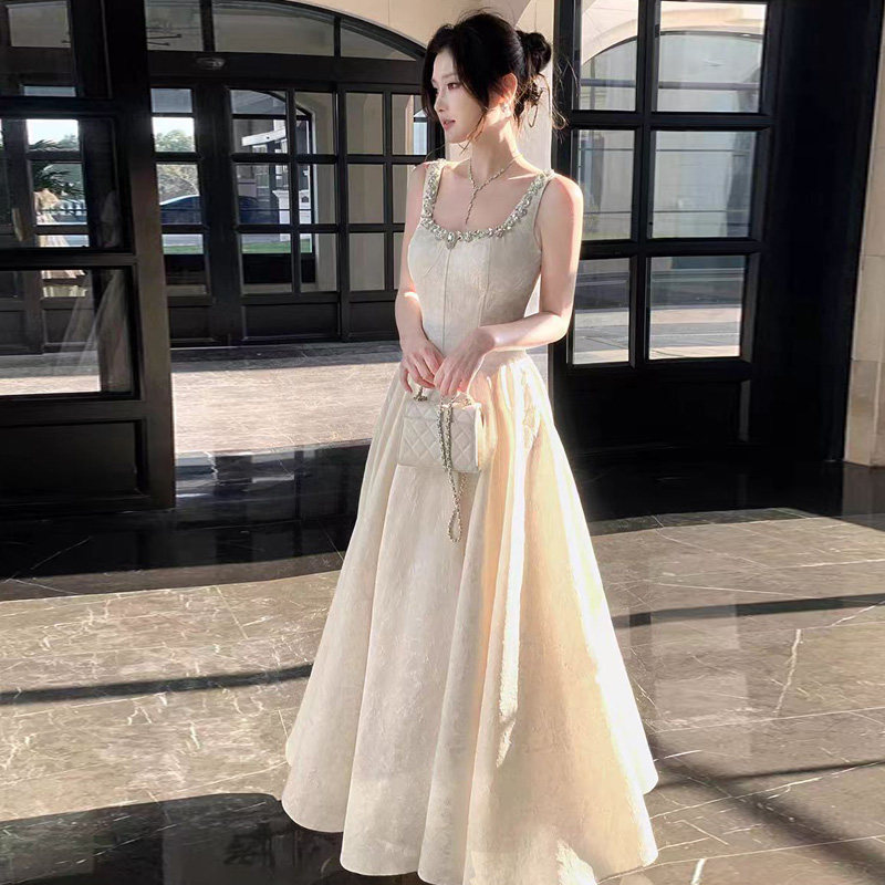 租赁晚礼服女2026新款生日法式宴会气质吊带公主裙成人礼高端出租